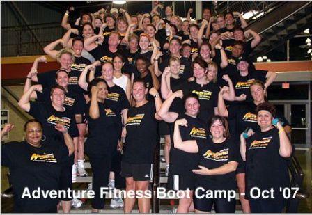 Getting fit at Cincinnati Adventure Fitness Boot Camp!
