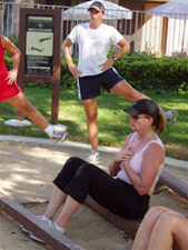 obstacle-course-at-lake